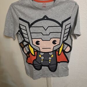 Marvel Kids Superhero Costume T-Shirt - Gray and Red